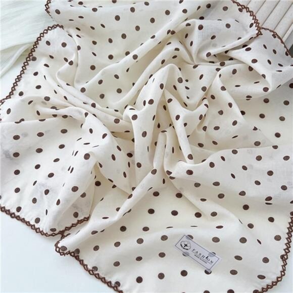 2 Pack Large Cotton Bandana Headband Css007 - Polka Dot - Picture 6 of 7